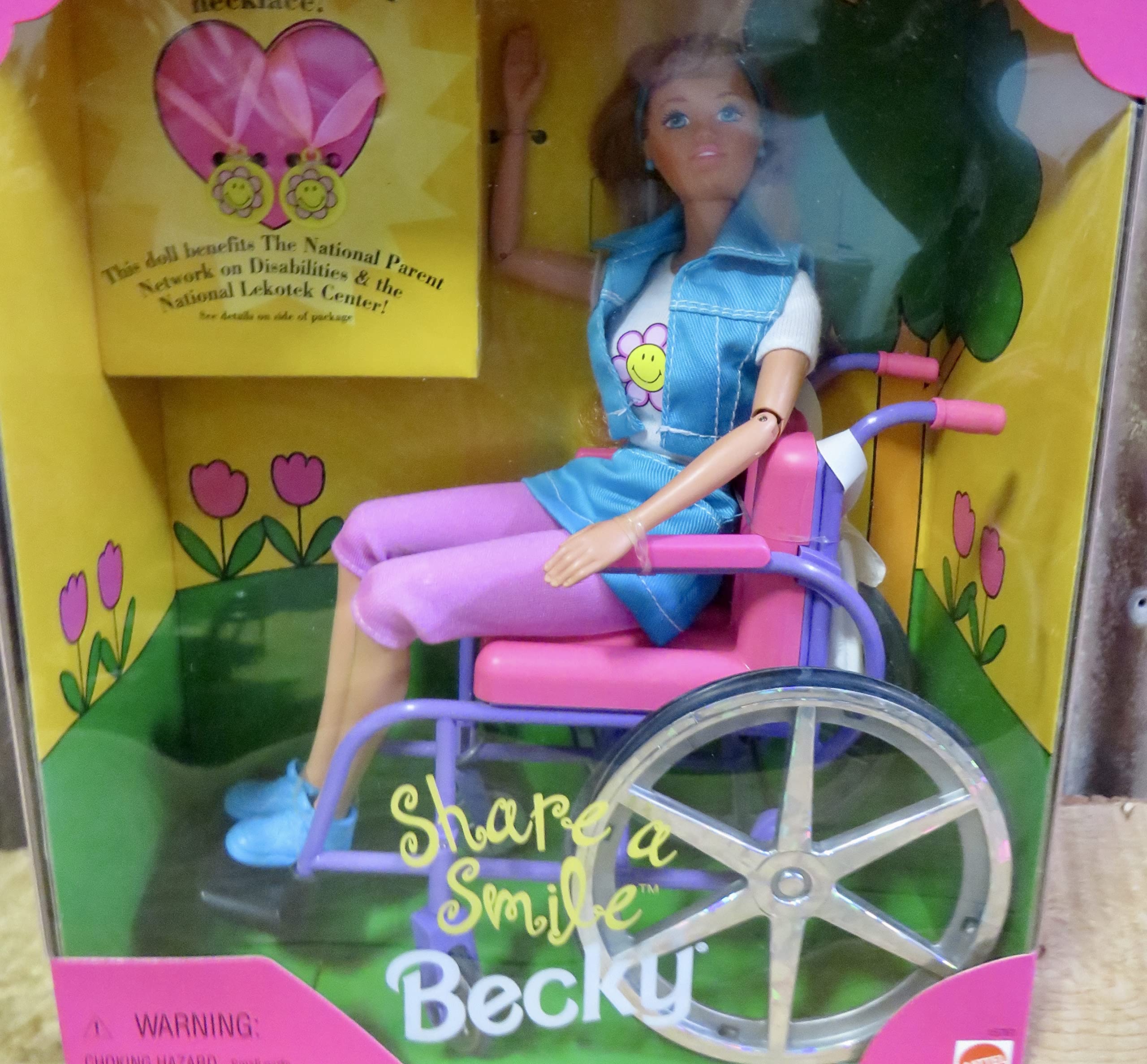 バービー　ベッキー　車椅子　1996年製　マテル　becky barbie Amazon.com: Barbie Becky Share a Smile Special Edition Doll
